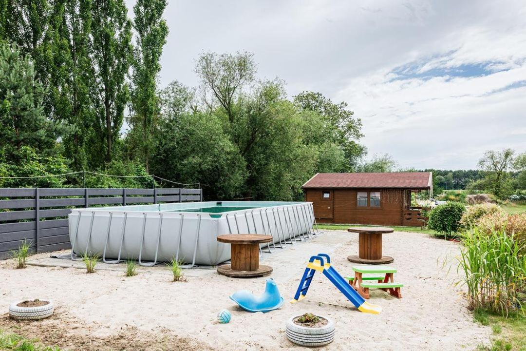Domek Nad Odra Brzeg Dolny Exterior foto